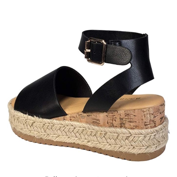 BAMBOO Espadrilles Sandal Ankle Strap - Picture 3 of 8